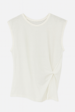 Gathered Cotton Top