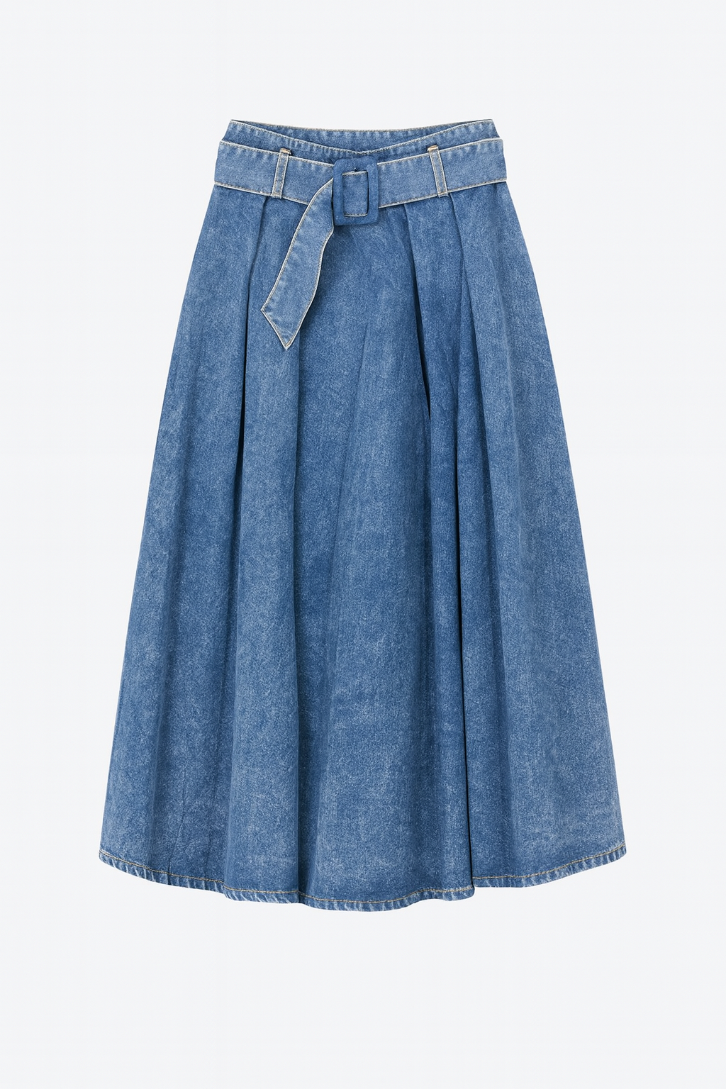 Midi Denim Skirt