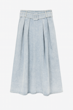 Midi Denim Skirt