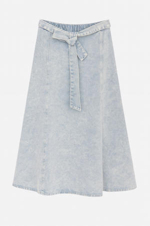 Midi Denim Skirt