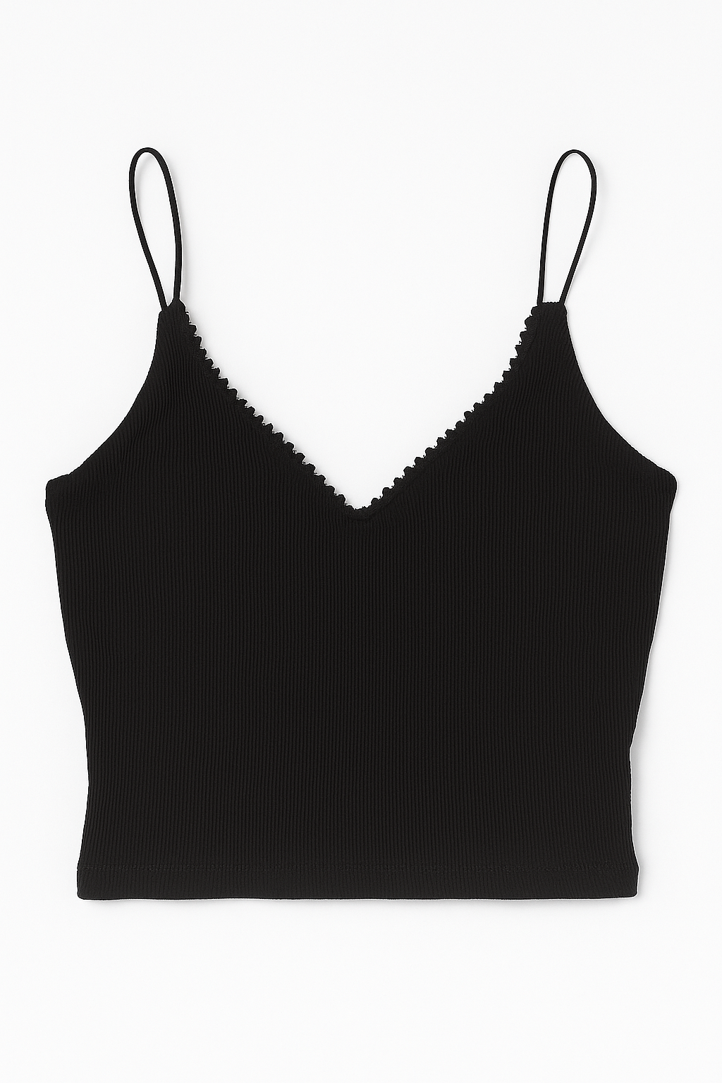 Ribbed Open Back Bra