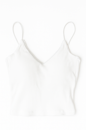 Ribbed Open Back Bra