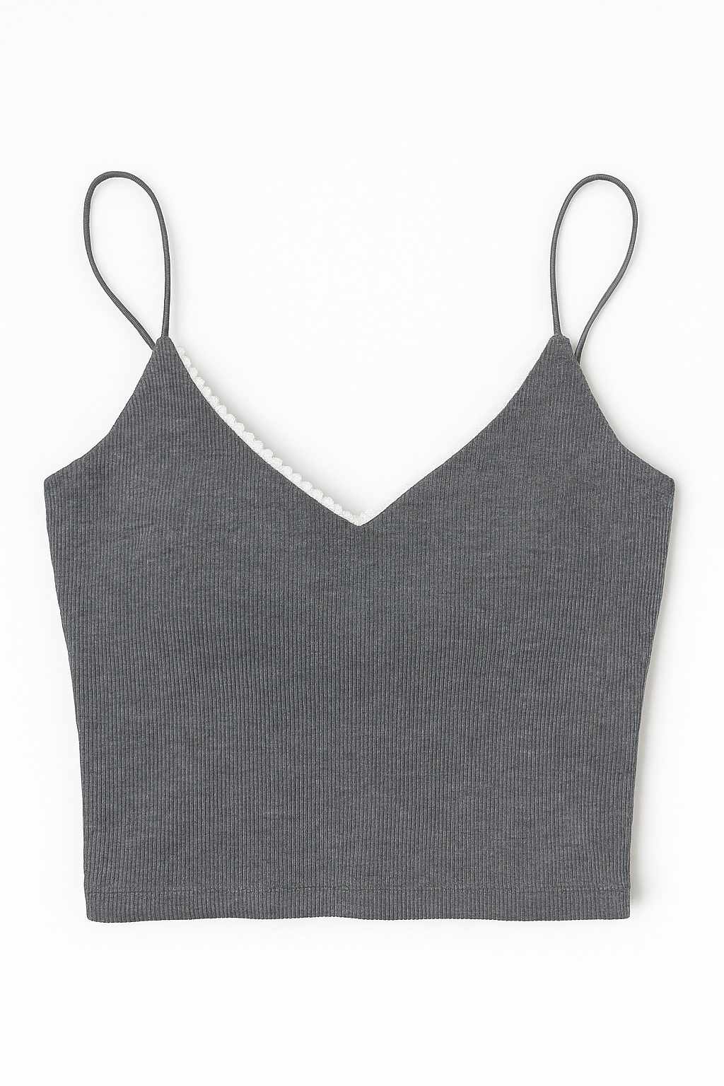 Ribbed Open Back Bra