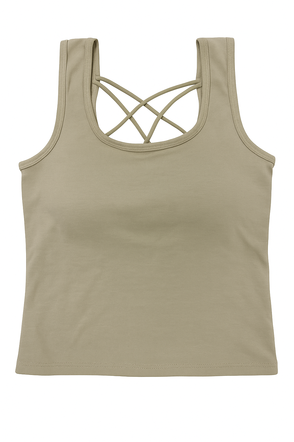 Cotton Bra with Criss-Cross Back