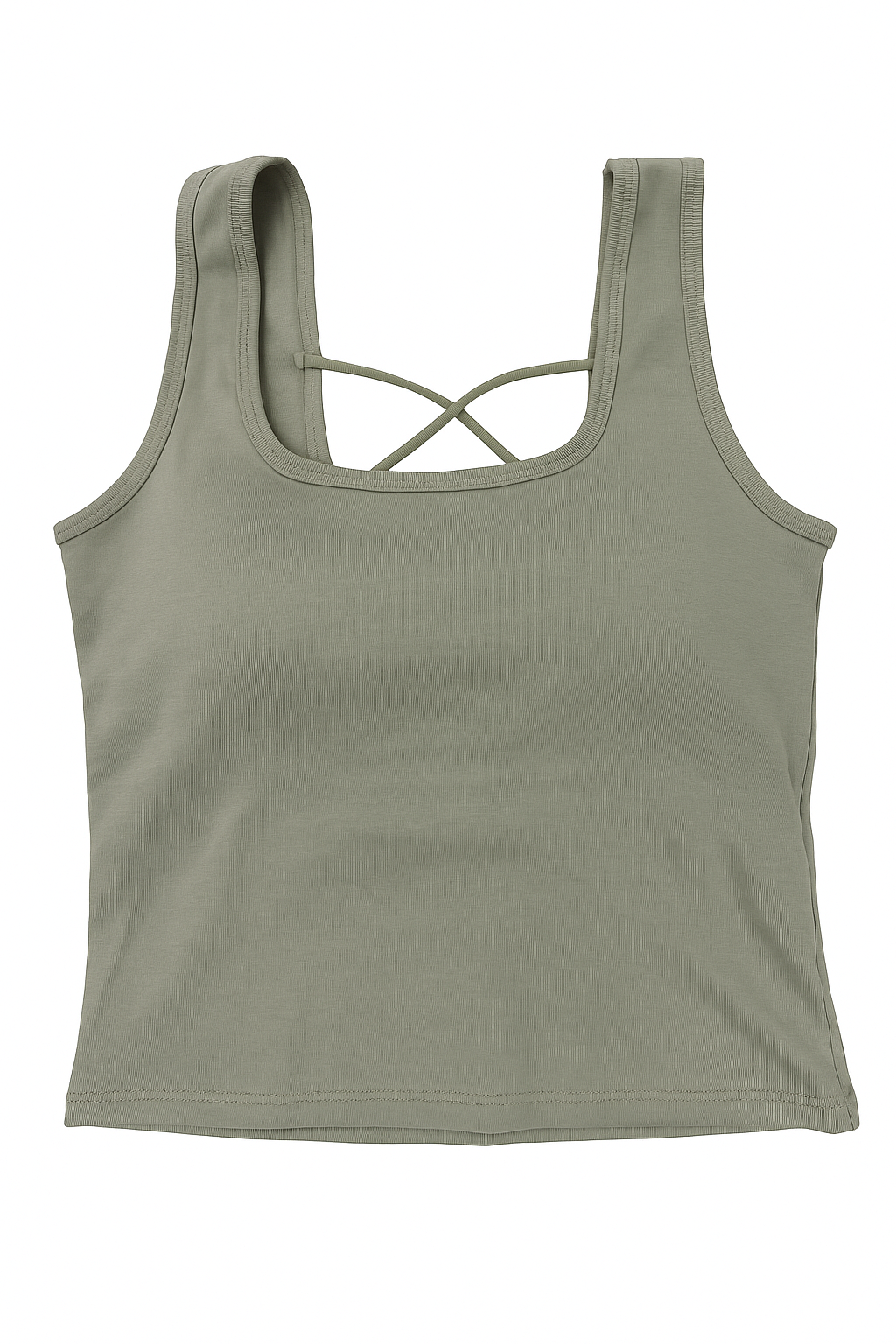 Cotton Bra Criss-Cross Back