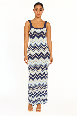 ZigZag Crochet Maxi Dress