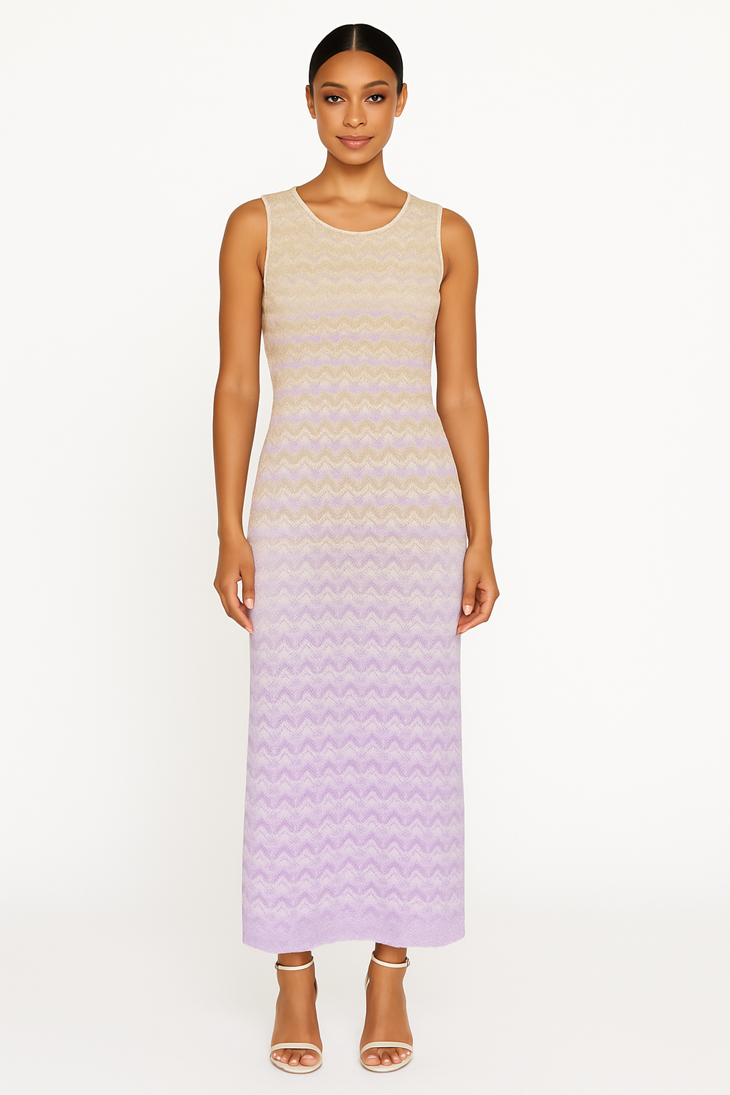 Ombre Crochet Maxi Dress