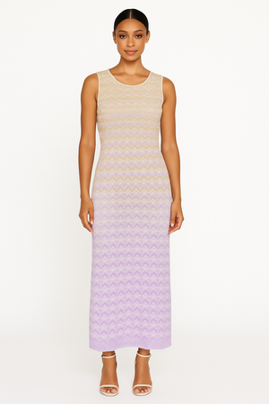 Ombre Crochet Maxi Dress