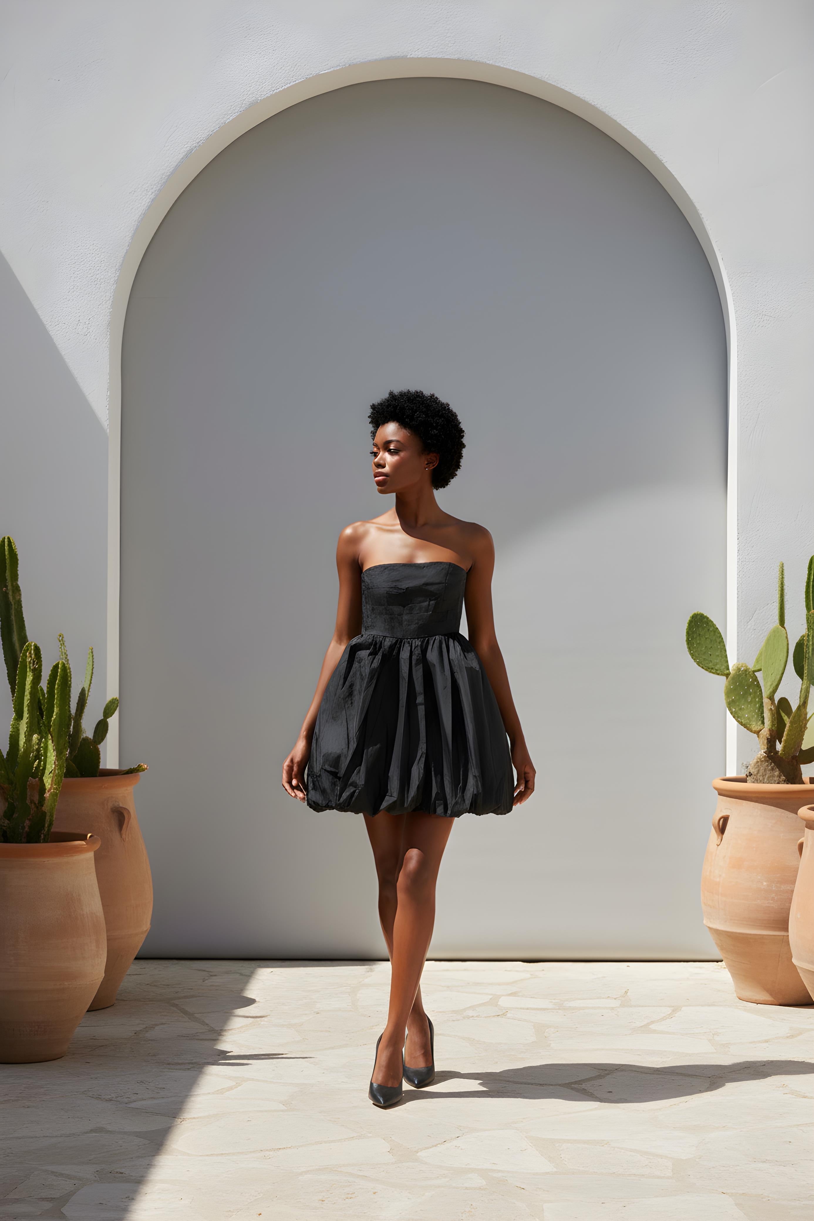 Balloon Mini Dress