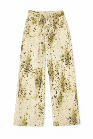 Animal Print Jeans
