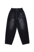 Mom Jeans with Elastic Waist