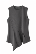 Asymmetric Pleated Top