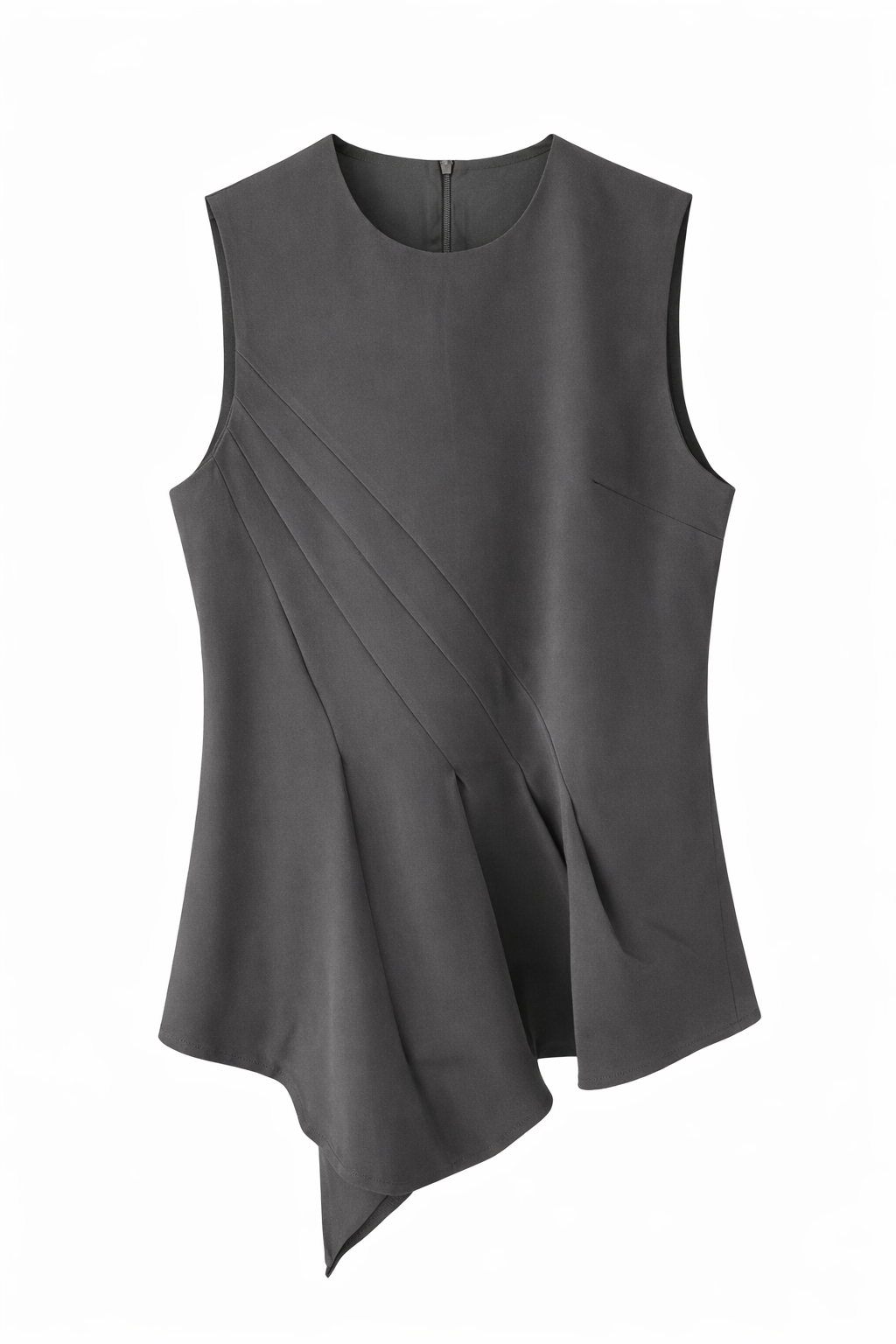 Asymmetric Pleated Top