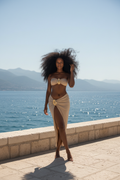 Golden Bandeau Bikini Set of 3