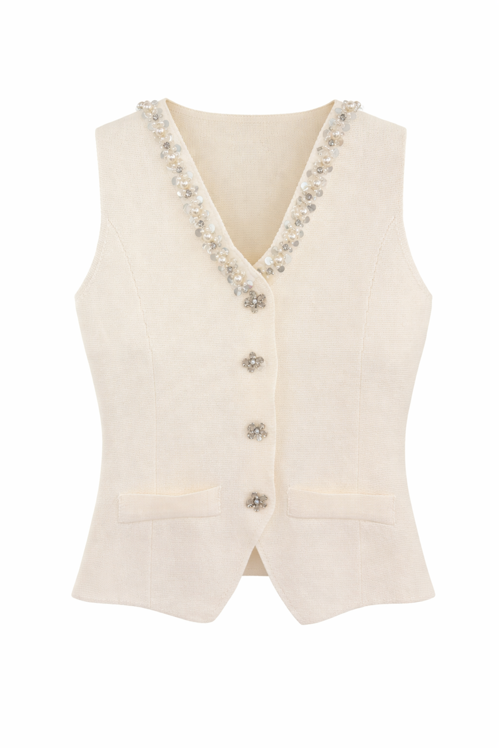 Knit Top with Stones