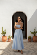Halter Neck Dress with Open Back