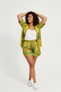 Printed Set of Oversized Shirt & Short
