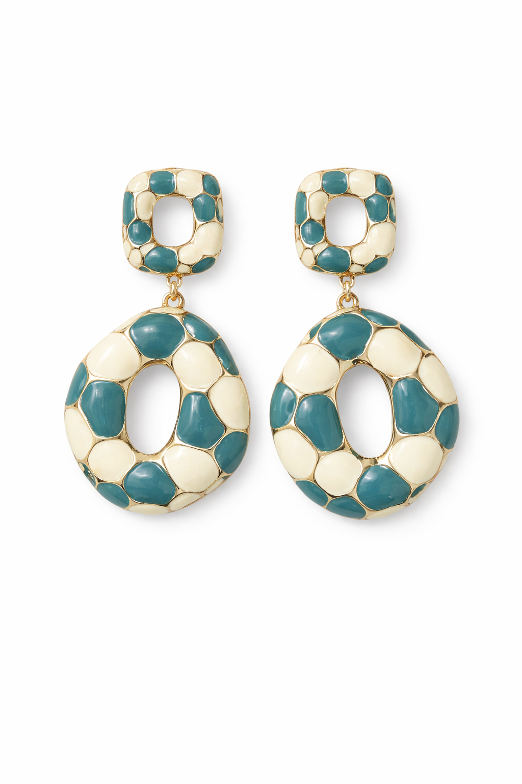 Marbled Drop Earrings