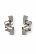 Silver Twist Earrings