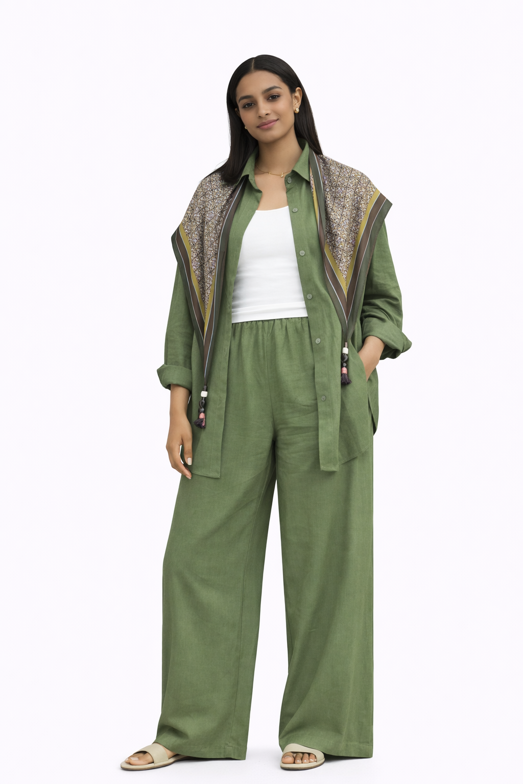 Relaxed Co-Ord Set of Shirt & Trouser
