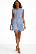 Petal Layer Lace Co-Ord Set of Short & Top