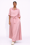 Linen Co-Ord Set of Shirt & Skirt