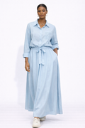 Linen Co-Ord Set of Shirt & Skirt