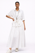 Linen Co-Ord Set of Shirt & Skirt