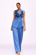 Co-Ord Set of Wrap up Waistcoat & Trouser