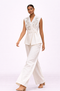 Co-Ord Set of Wrap up Waistcoat & Trouser