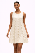 Wave Texture Mini Dress