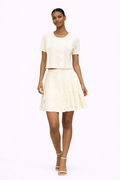 Co-Ord Set of Wave texture Top & Skirt