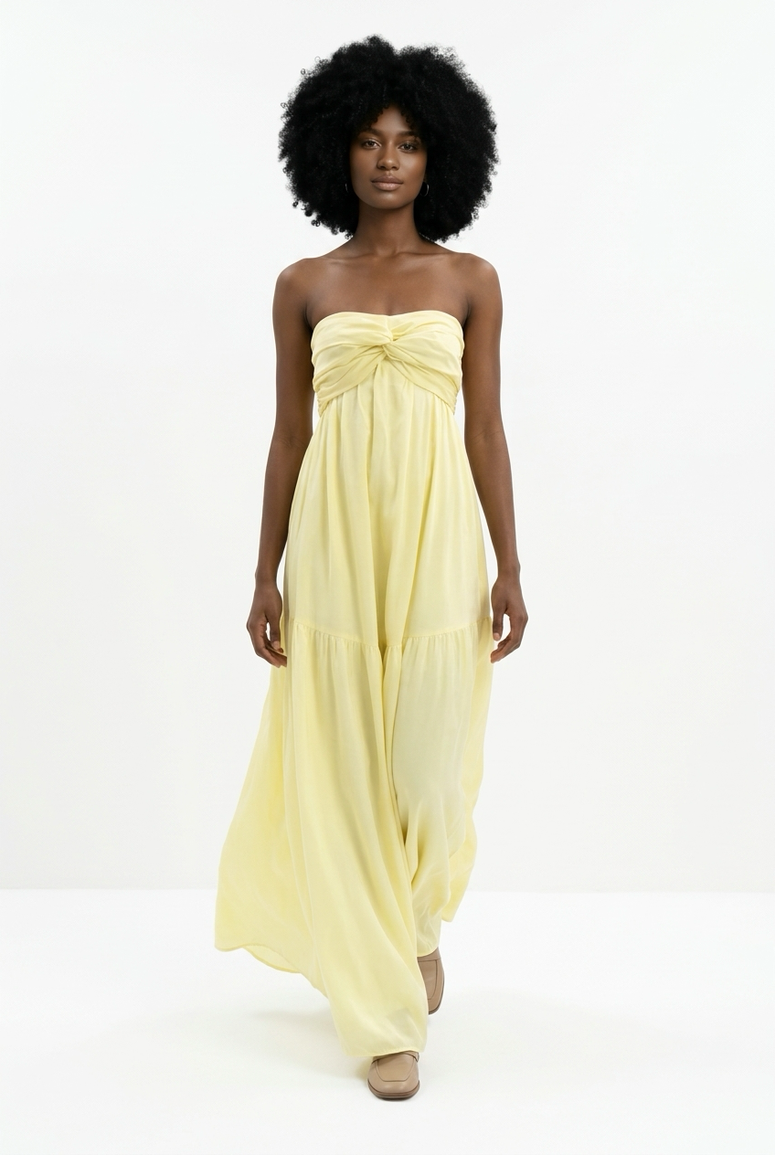 Sleeveless Maxi Flow Dress