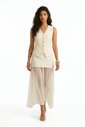 Co-Ord Flow Set of Top & Skirt