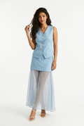 Co-Ord Flow Set of Top & Skirt
