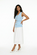Knit Top with Gold Buttons