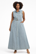 Denim Maxi Dress