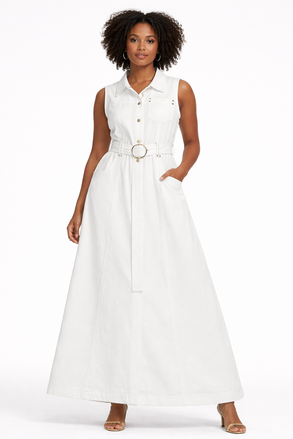 Denim Maxi Dress
