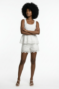 Embroidered Co-Ord Set of Crop Top & Short