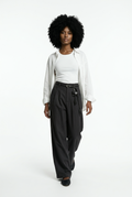 Double Pleated Straight Cut Trouser