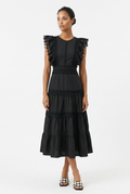 Ruffle Sleeve Dress