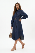 Denim Midi Dress