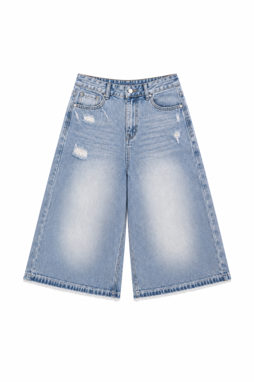 Casual Denim Capris