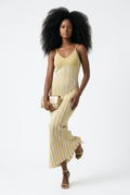 Stripe Knit Maxi Dress
