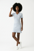 Zigzag Knit Mini Dress