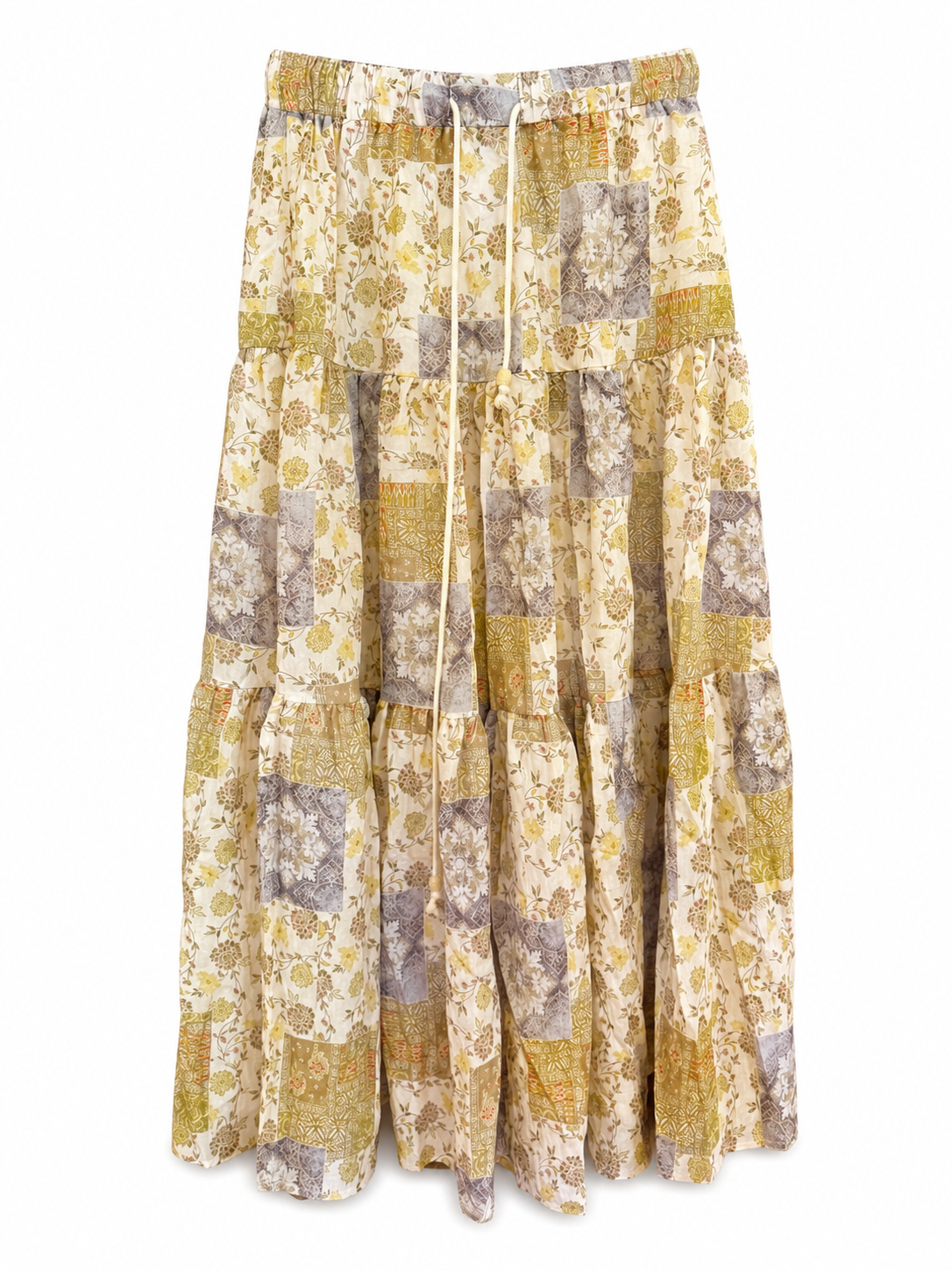 Printed Flowy Skirt