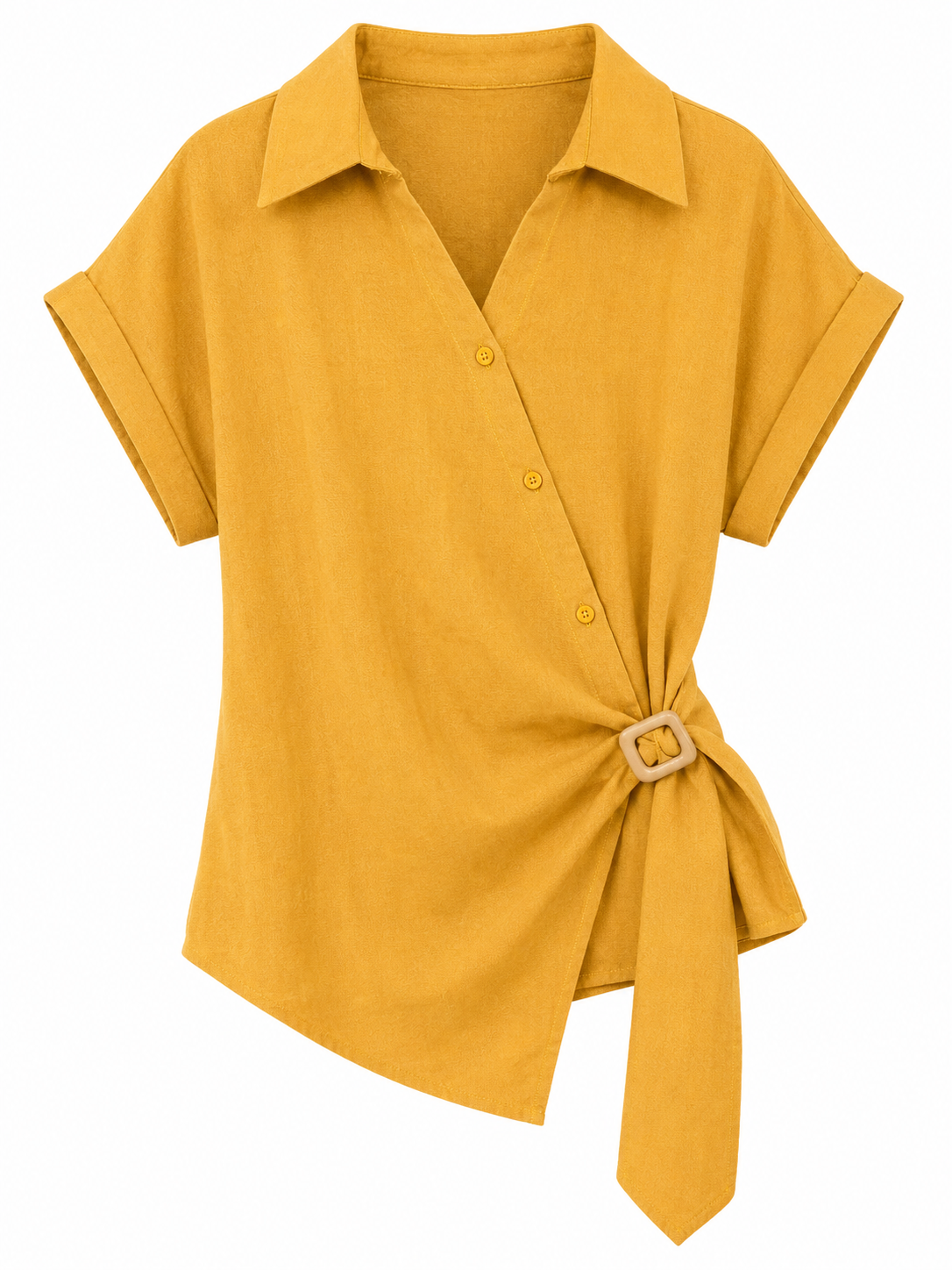 Linen Wrap Top