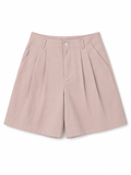 Pleated Tailored Short