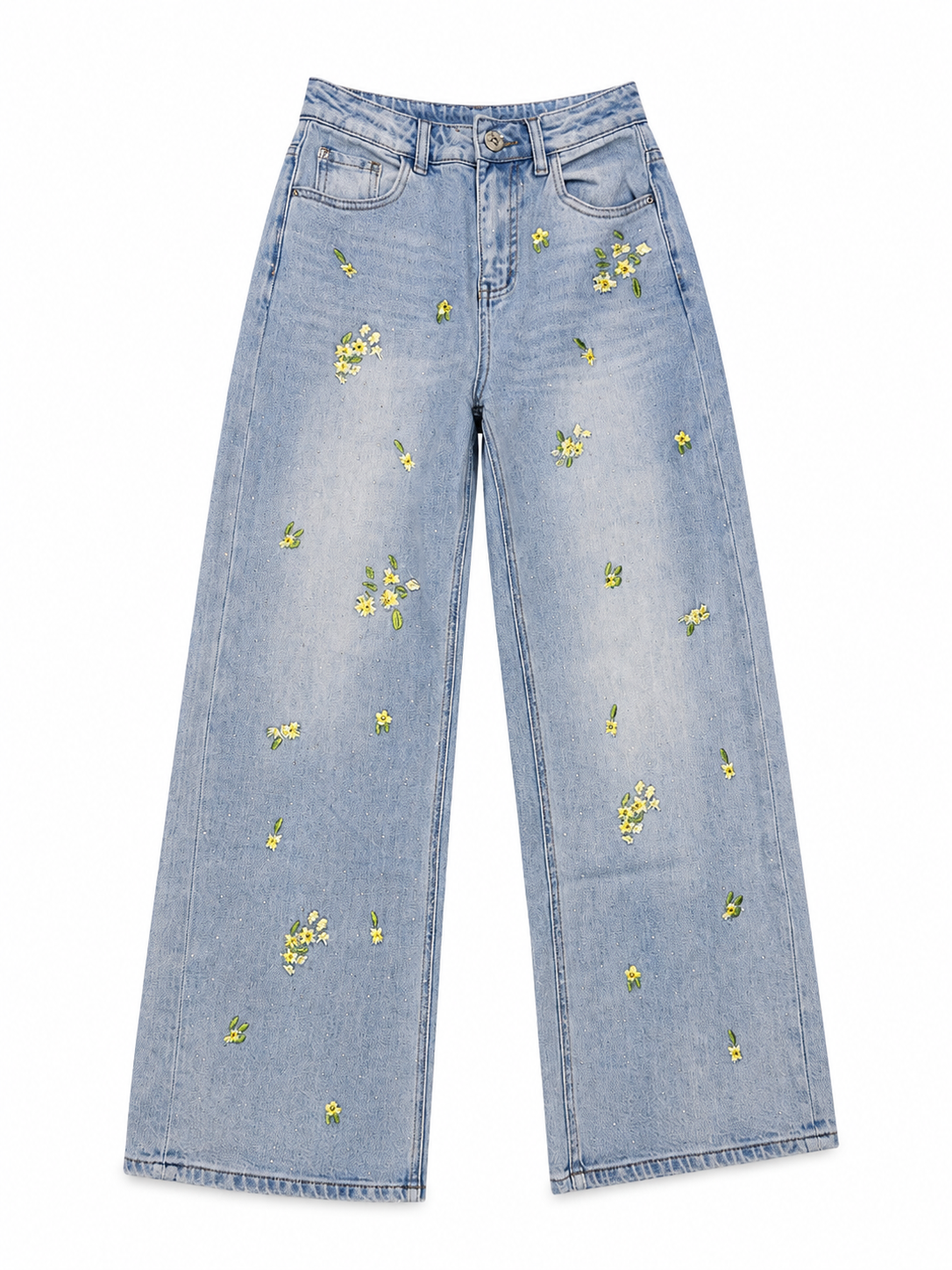 Daisy Bloom Wide Leg Jeans