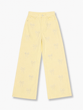 Bow Crystal Denim Jeans
